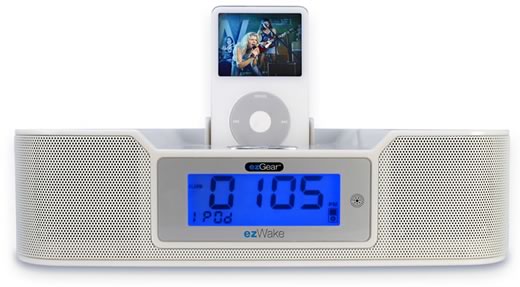 reloj despertador ezWake para iPod 