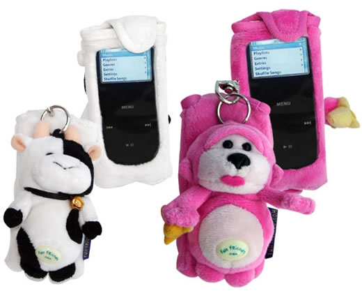 Animales de peluche como fundas para tu iPod