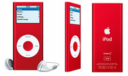 iPod nano (PRODUCT) RED con 8Gb de capacidad