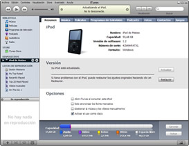 iTunes 7.0 vista iPod