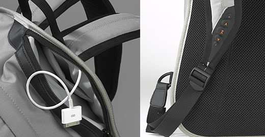 Mochilas Nike C.O.R.E. iD con controles para iPod