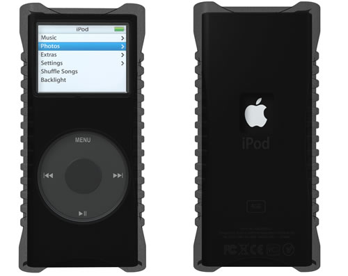 Funda XtremeMac TuffWrap para iPod nano 2G smoke