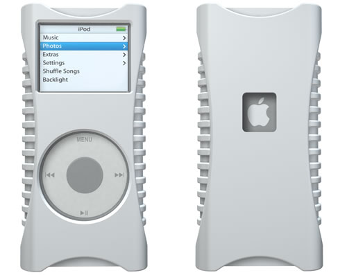 Funda XtremeMac TuffWrap para iPod nano white
