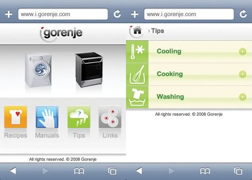 Gorenje presenta una heladera con dock para iPod y altavoces