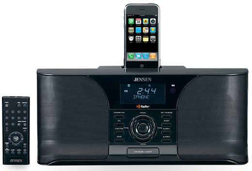 Jensen JiMS-525, un nuevo sistema de altavoces con radio HD para iPhone y iPod 