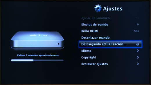 Software 2.0 de Apple TV