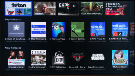 Software 2.0 de Apple TV