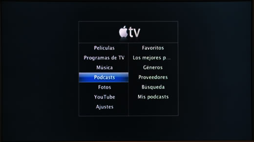 Software 2.0 de Apple TV