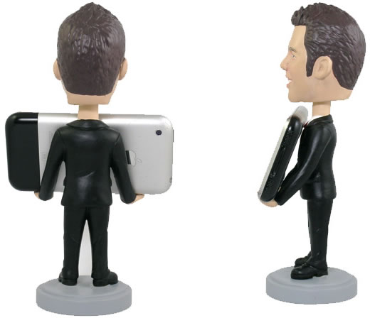 Soporte Bobblehead para iPhone personalizado con tu cabeza