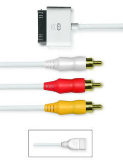 EzGear lanza un cable AV para los nuevos iPod