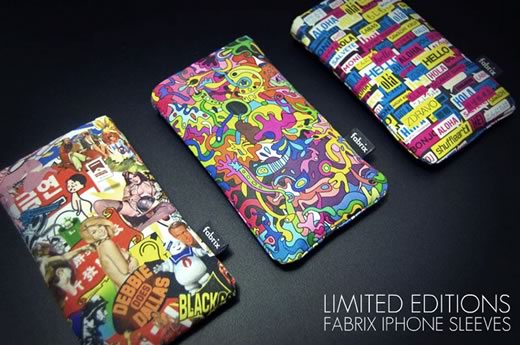 Edición limitada de bolsas Fabrix para iPod y iPhone 