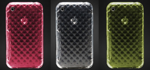 Diamond Series : nuevas fundas texturadas de silicona para iPhone 3G