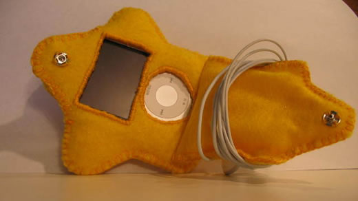 Crea tu propia funda estrella para iPod 