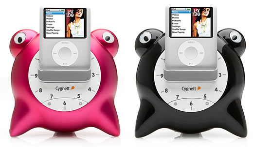 GrooveToons nuevo reloj despertador para iPod nano