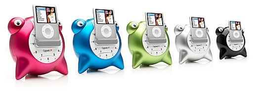 GrooveToons nuevo reloj despertador para iPod nano