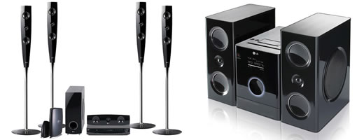 LG lanza 5 Home Theatres equipados con soporta para iPod