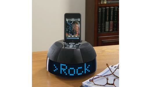 SongView: Dock para iPod con marquesina