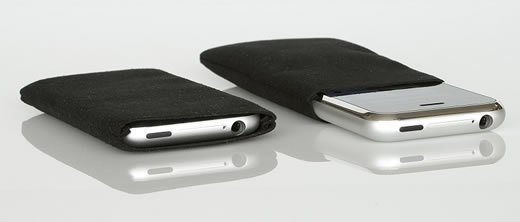 Fundas de gamuza para los nuevos iPods de WaterField Desings