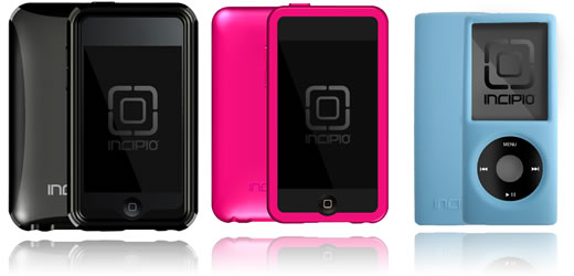 Fundas de Incipio para nuevos iPod nano 4G y iPod touch 2G