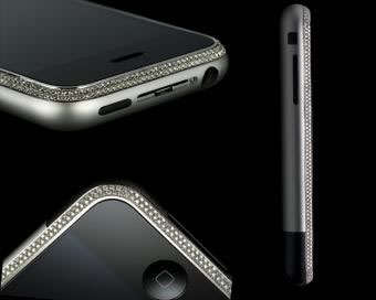 Un iPhone con diamantes