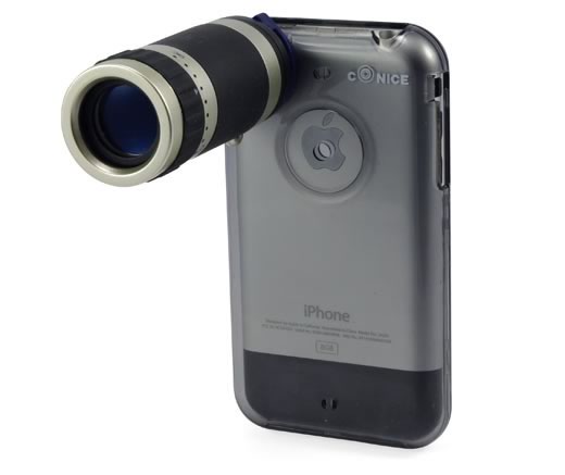 iphone_telescope: funda con lente de aumento X6 para la cámara de tu iPhone 