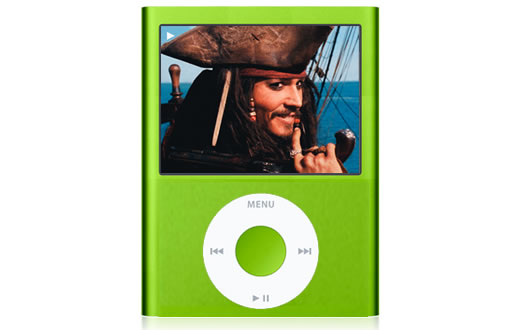 iPod nano con pantalla grande