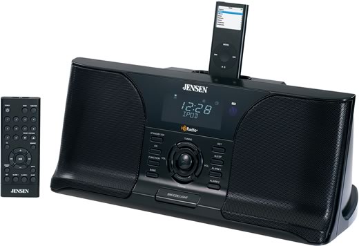 Jensen JiMS-525, una radio digital HD con dock iPod