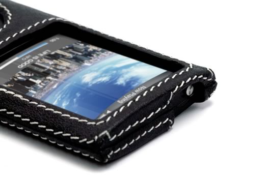 Nueva funda de cuero para iPod nano 4G de Tunewear