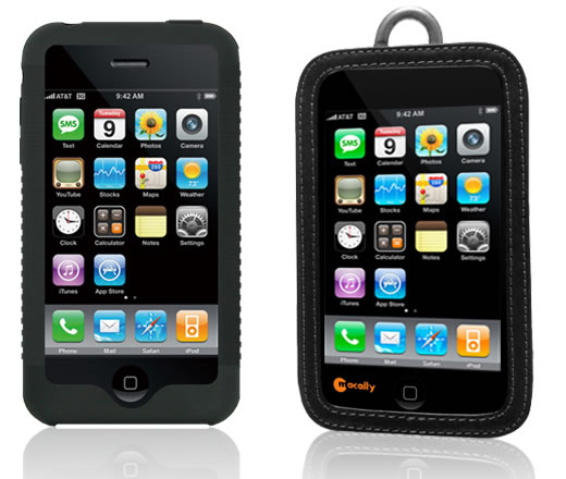 Línea de fundas Macally para iPhone 3G