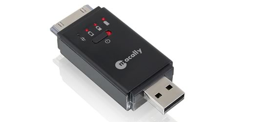 Macally PowerLink: flash drive, batería y sincronización para iPod