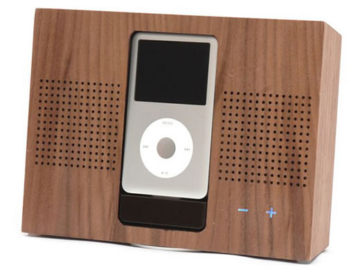 Altavoces de madera para iPod ComonoDO STACK