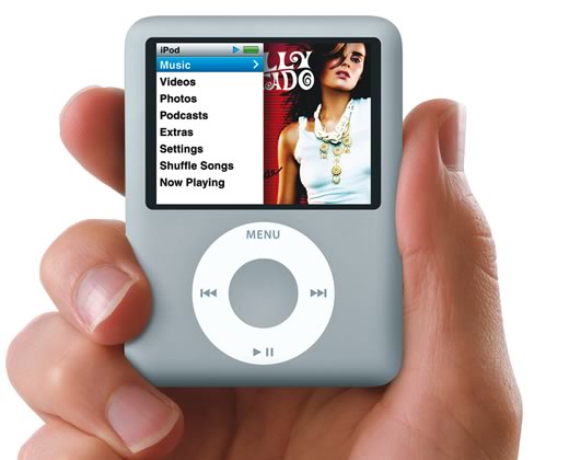 Nuevo iPod nano con pantalla grande y capacidad de reproducir vídeos