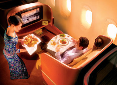 Singapore Airlines ofrece dock para iPod y pantalla LCD de 15.4"