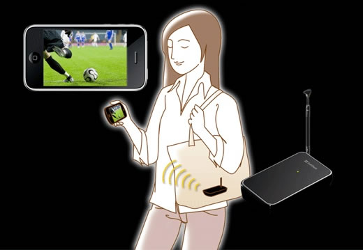 Japón: Sintonizador WiFi 1-seg trae la televisión móvil al iPhone