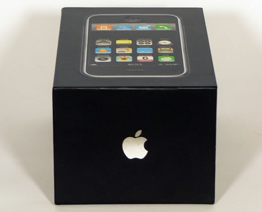 Caja del iPhone logo Apple