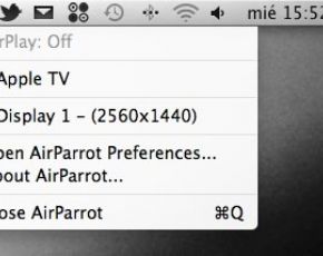 appletv airparrot audio