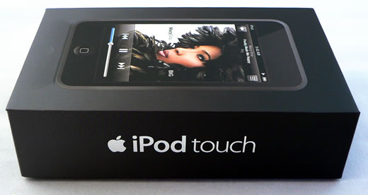 Costado de la caja del iPod touch