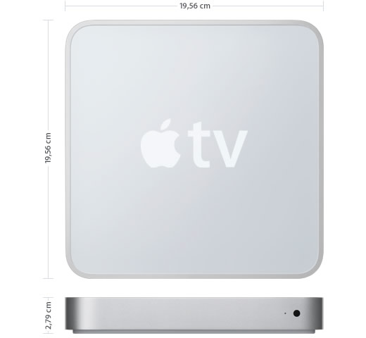 Apple TV dimensiones