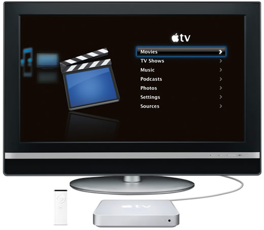 Apple TV interfaz