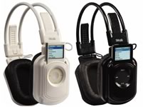 Auriculares plegables iWalk para iPod nano