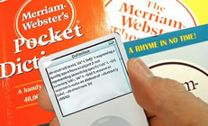 Diccionario Merriam-Webster para iPod