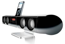 nuevos sistemas de altavoces para iPod de Sharper Image