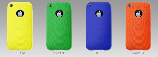 Combo: 10 fundas de silicona de colores para iPhone 3G