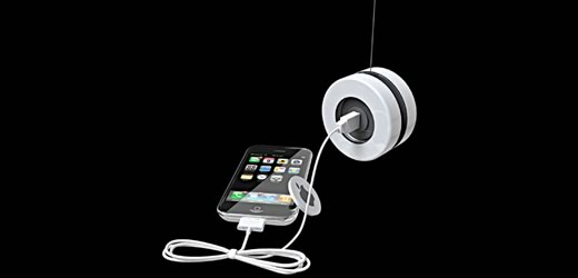 Concepto: iYo Yoyo cargador para iPhone