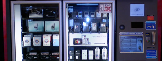 Maquina expendedora de iPod en Macy’s