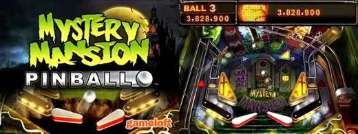 Mystery Mansion Pinball, un juego de flipper para iPod