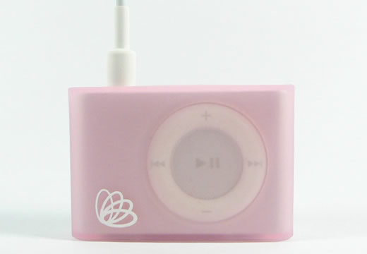 Funda de silicona para el iPod shuffle 2G rosa