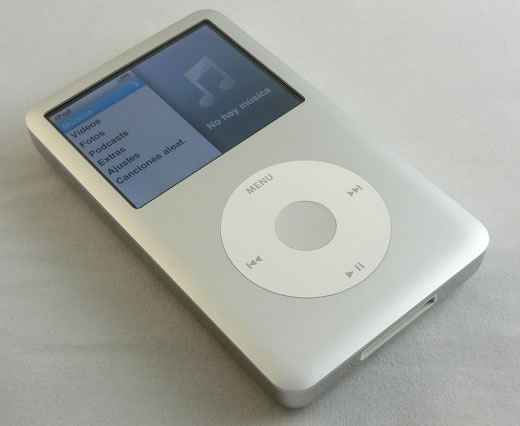iPod classic perspectiva