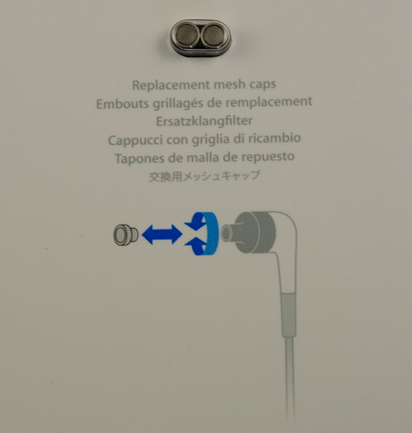 Repuestos rejillas auriculares de tapón de Apple
