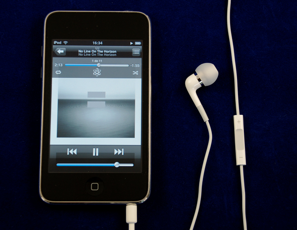 auriculares de tapón de Apple iPod touch